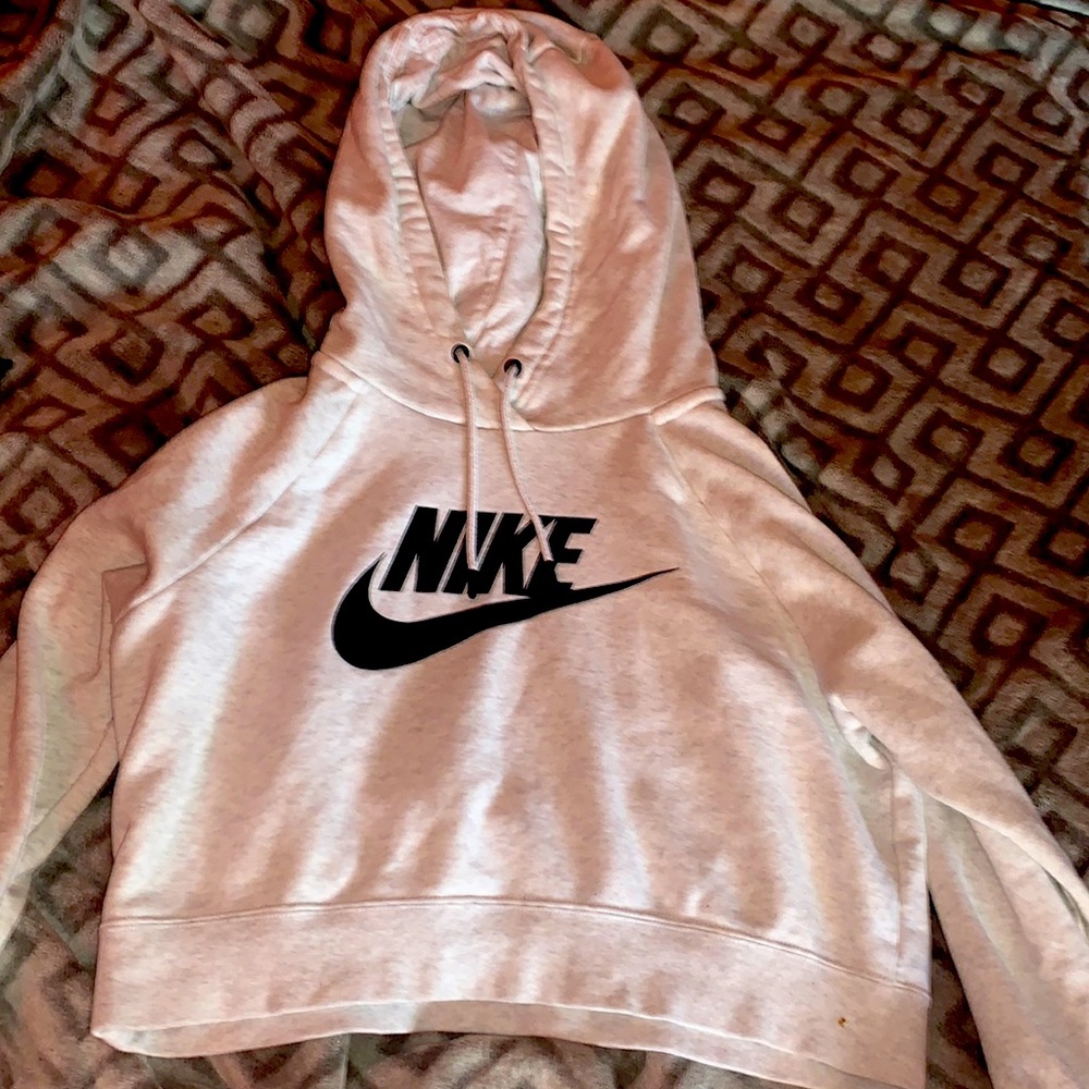 Long sleeve crop Nike hoodie